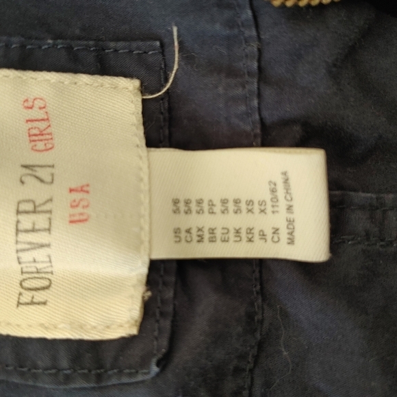 Forever 21 Navy girls jacket - Picture 5 of 5